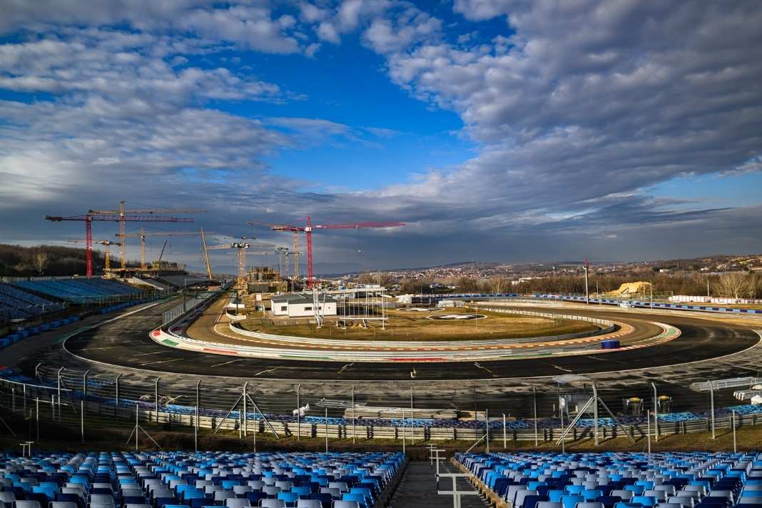 A Hungaroring felújítása 2025 január