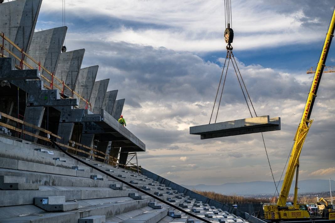 A Hungaroring tribün felújítása 2025