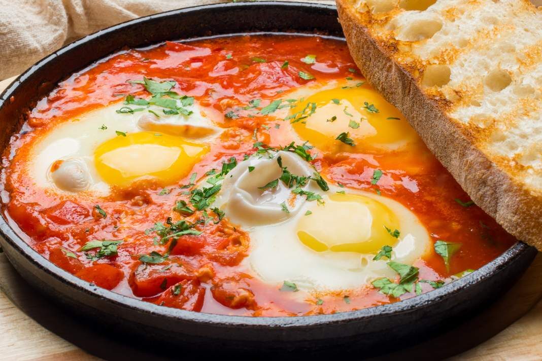 paradicsomos shakshuka