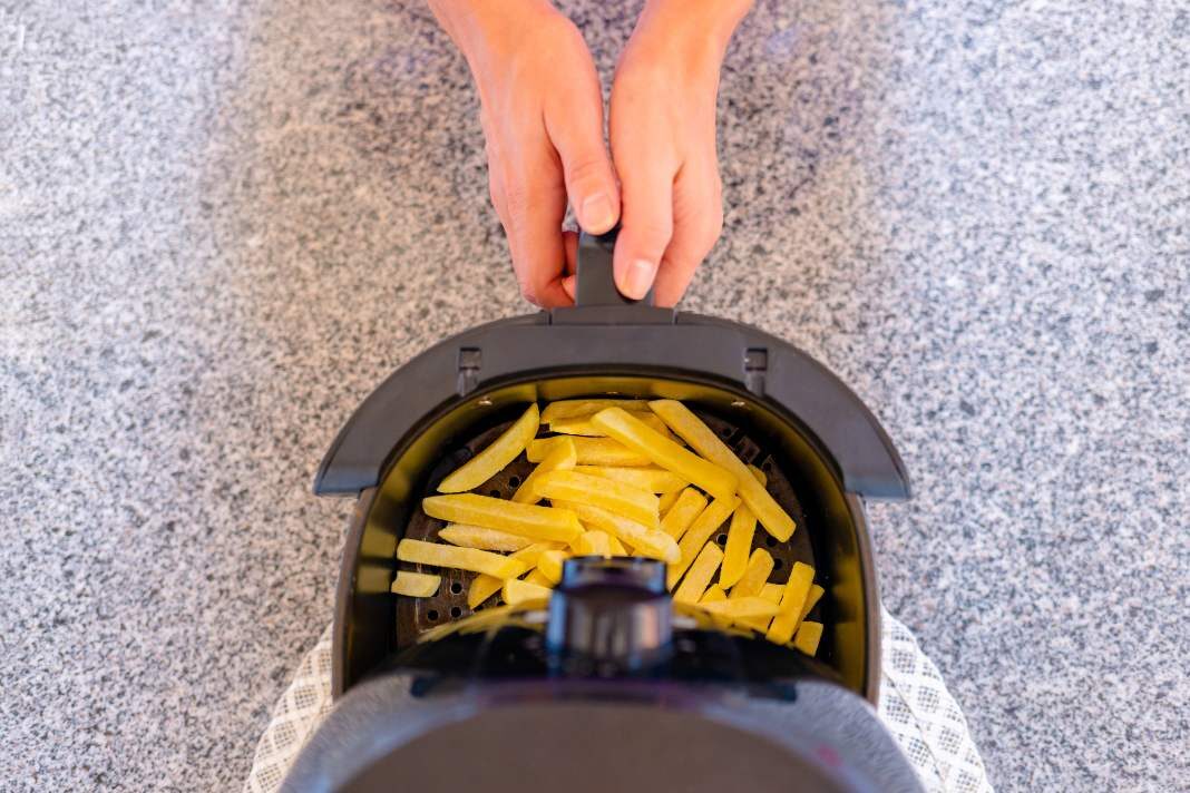 sült burgonya airfryer recept